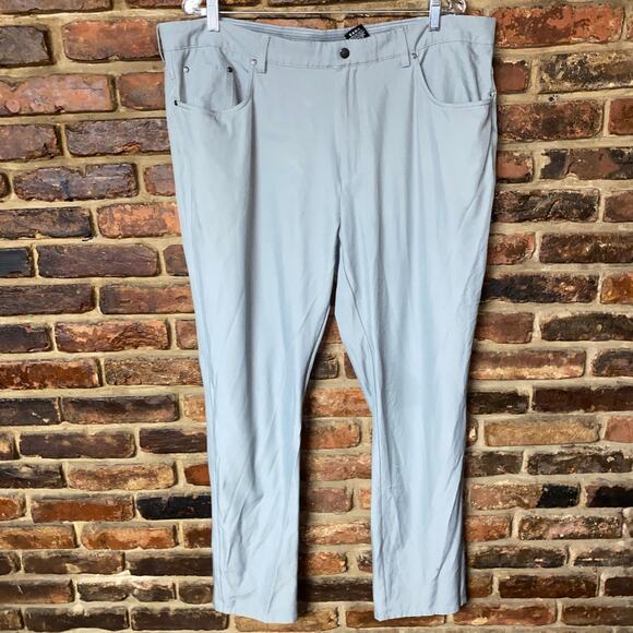 Greg Norman Gray Lightweight Performance Chino Pants Men's Size 40x32 - Picture 1 of 6